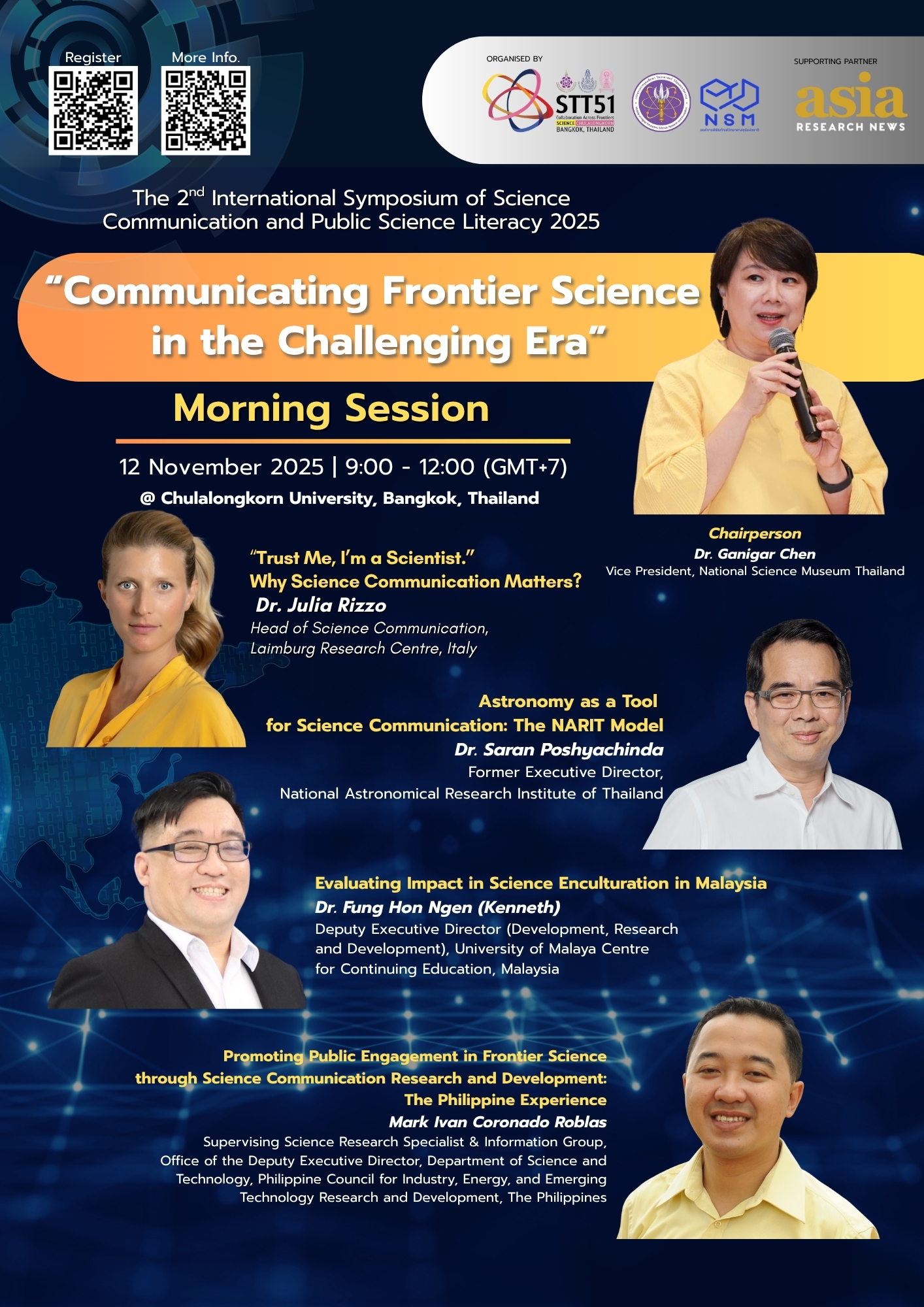ðGet ready to explore the vital role of science and science communication in today's world at The International Symposium of Science Communication and Public Science Literacy 2025!ð