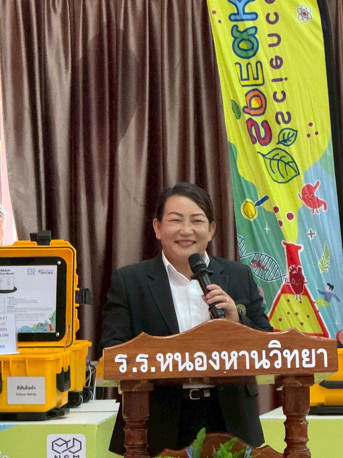 นางศุภกานต์ กล่าวเปิดงานฯ