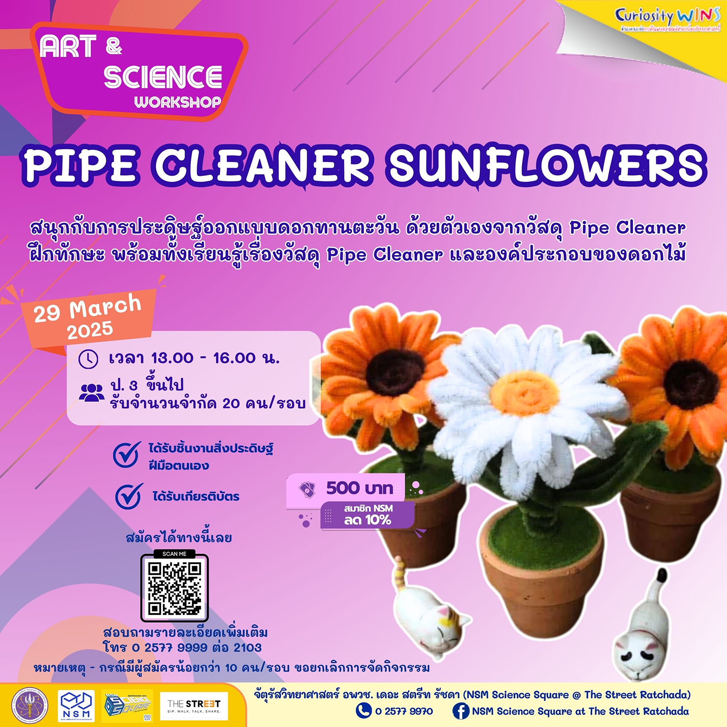 Pipe Cleaner Sunflowers 
